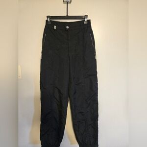 Womens Vintage Bogner Black Thick Linned Ski Pants Size 8